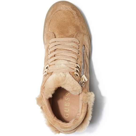 New GUESS Dustyn Hidden Wedge Sneakers SZ 9.5 - Picture 5 of 5